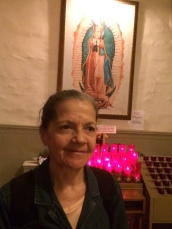 Cleotilde wanted Our Lady of Guadalupe in the photo, since I'm from Mexico.