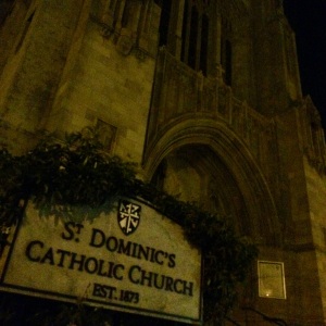 I found out about this church when someone at St. Mary's Cathedral said I should go for "last chance mass."